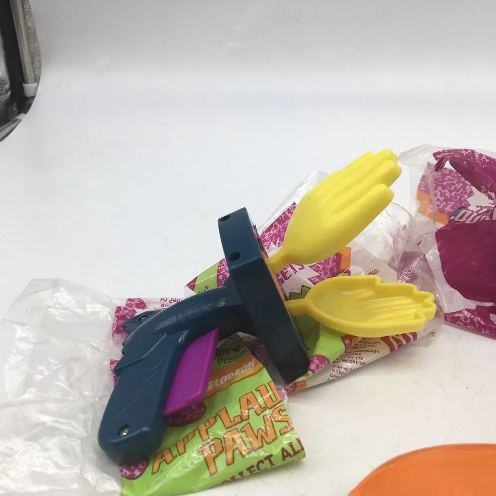 Vintage 1992 Nickelodeon Game Gadgets McDonalds Happy Meal ToysLot 5 Slime Mike